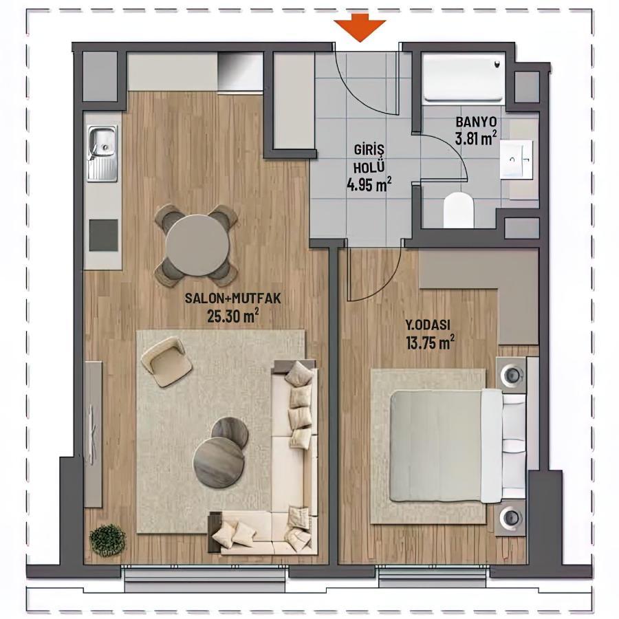 Bella Rose Apart Hotel, 알란야 외부 사진